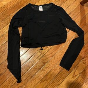 Gymshark long sleeve cropped shirt sz s